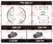 SPK 3001.01 Sada bŕzd, Bubnová brzda Super Precision Kit ROADHOUSE