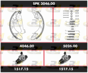 SPK 3046.00 Sada bŕzd, Bubnová brzda Super Precision Kit ROADHOUSE