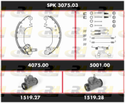 SPK 3075.03 Sada bŕzd, Bubnová brzda Super Precision Kit ROADHOUSE