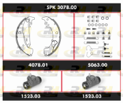 SPK 3078.00 Sada bŕzd, Bubnová brzda Super Precision Kit ROADHOUSE