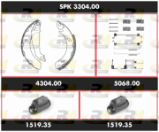 SPK 3304.00 Sada bŕzd, Bubnová brzda Super Precision Kit ROADHOUSE