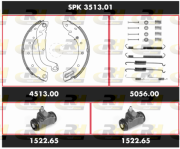 SPK 3513.01 Sada bŕzd, Bubnová brzda Super Precision Kit ROADHOUSE