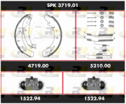 SPK 3719.01 Sada bŕzd, Bubnová brzda Super Precision Kit ROADHOUSE