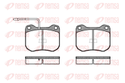 0001.02 Sada brzdových platničiek kotúčovej brzdy REMSA