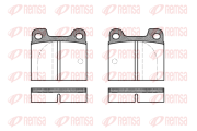 0003.00 Sada brzdových platničiek kotúčovej brzdy REMSA