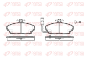 0250.01 Sada brzdových platničiek kotúčovej brzdy REMSA