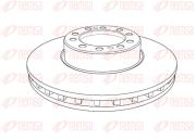 NCA1193.20 Brzdový kotúč Heavy Duty Brake Disc REMSA