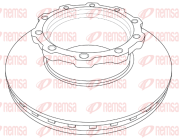 NCA1207.20 Brzdový kotúč Heavy Duty Brake Disc REMSA