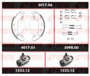 3017.06 Sada bŕzd, Bubnová brzda Precision Kit REMSA