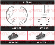 SPK 3182.01 Sada bŕzd, Bubnová brzda Super Precision Kit REMSA