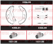 3206.00 Sada bŕzd, Bubnová brzda Precision Kit REMSA