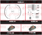 3650.01 Sada bŕzd, Bubnová brzda Precision Kit REMSA