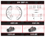 SPK 3001.01 Sada bŕzd, Bubnová brzda Super Precision Kit REMSA