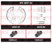 SPK 3027.02 Sada bŕzd, Bubnová brzda Super Precision Kit REMSA