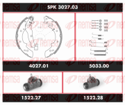 SPK 3027.03 Sada bŕzd, Bubnová brzda Super Precision Kit REMSA