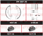 SPK 3051.00 Sada bŕzd, Bubnová brzda Super Precision Kit REMSA