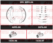 SPK 3095.04 Sada bŕzd, Bubnová brzda Super Precision Kit REMSA