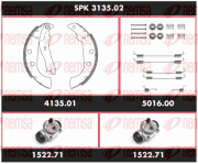 SPK 3135.02 Sada bŕzd, Bubnová brzda Super Precision Kit REMSA