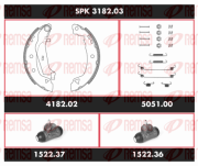 SPK 3182.03 Sada bŕzd, Bubnová brzda Super Precision Kit REMSA