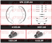 SPK 3182.04 Sada bŕzd, Bubnová brzda Super Precision Kit REMSA