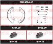 SPK 3304.00 Sada bŕzd, Bubnová brzda Super Precision Kit REMSA