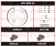 SPK 3396.01 Sada bŕzd, Bubnová brzda Super Precision Kit REMSA