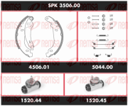 SPK 3506.00 Sada bŕzd, Bubnová brzda Super Precision Kit REMSA