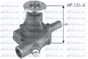 N126 Vodné čerpadlo, chladenie motora DOLZ