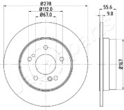 DP-0505 Brzdový kotúč JAPANPARTS