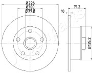 DP-0923 Brzdový kotúč JAPANPARTS