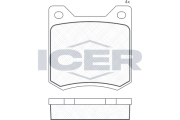 180122 Sada brzdových platničiek kotúčovej brzdy ICER