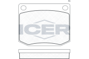 180176 Sada brzdových platničiek kotúčovej brzdy ICER