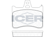180256 Sada brzdových platničiek kotúčovej brzdy ICER