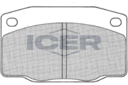 180275 Sada brzdových platničiek kotúčovej brzdy ICER