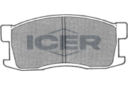 180346 Sada brzdových platničiek kotúčovej brzdy ICER
