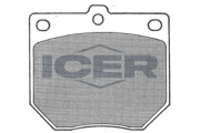 180643 Sada brzdových platničiek kotúčovej brzdy ICER
