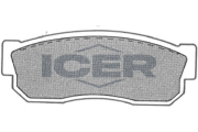 180793 Sada brzdových platničiek kotúčovej brzdy ICER