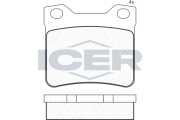 181109 Sada brzdových platničiek kotúčovej brzdy ICER