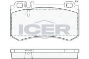 181680 Sada brzdových platničiek kotúčovej brzdy ICER