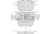 182166 Sada brzdových platničiek kotúčovej brzdy ICER