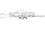 610010 E C Výstrażný kontakt opotrebenia brzdového oblożenia ICER