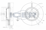 78BD0302-2 Brzdový kotúč ICER
