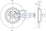 78BD5271-2 Brzdový kotúč ICER