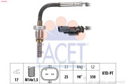 22.0243 Snímač teploty výfukových plynov Made in Italy - OE Equivalent FACET