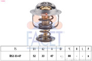 7.8205S Termostat chladenia Made in Italy - OE Equivalent FACET