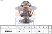 7.8396S Termostat chladenia Made in Italy - OE Equivalent FACET