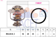 7.8650 Termostat chladenia Made in Italy - OE Equivalent FACET