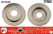 DF4548 Brzdový kotúč TRW