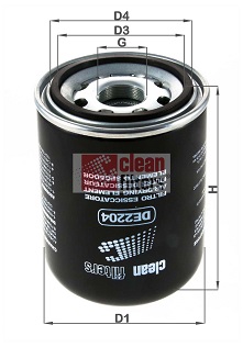 DE2204 Vysúżacie puzdro vzduchu pre pneumatický systém CLEAN FILTERS
