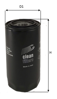 DO1843 Olejový filter CLEAN FILTERS
